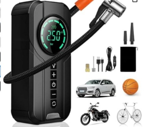 Mini Compresor Portatil De Auto Inflador